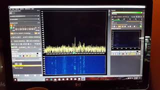 LimeSDRSDRAngel 373 Operating on 40m Simulated QSO [upl. by Nytsua]