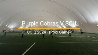 Purple Cobras V SCU Pool Game COIQ 2024 [upl. by Anjali]