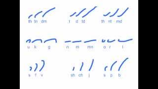 Gregg Stenography How it works lesson 3 [upl. by Nanis471]