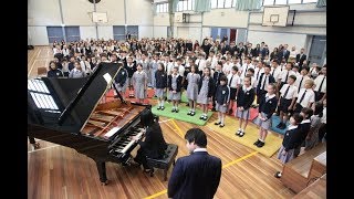 Nobuyuki Tsujii plays for school children Sydney 2016 [upl. by Rosa]