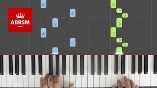 Minuet in C  ABRSM Piano Grade 1 2019 amp 2020 A2  Synthesia live keys tutorial [upl. by Aserehtairam]