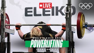 🔴 LIVE Powerlifting World Classic Open Championships  Mens 105kg amp 120kg GROUP A [upl. by Alcock]