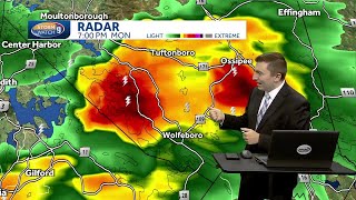 New Hampshire weather severe storm could trigger waterspout [upl. by Longan]