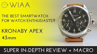 The perfect smartwatch for watch enthusiasts Kronaby Apex 43mm Watch Review  Unboxing [upl. by Oshinski]