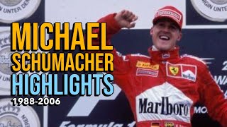 Michael Schumacher highlights 19882006 [upl. by Onaicram944]