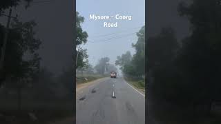 Mysore Coorg road coorg mysore travel [upl. by Opiuuk]