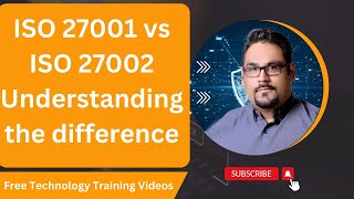 ISO 27001 vs ISO 27002 Understanding the difference [upl. by Sugden]