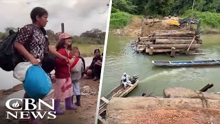 MUST SEE New Bridge in Darien Gap in Panama Will Make Unprecedented Migration Easier [upl. by Ahseinaj387]