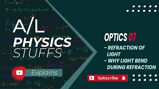 Refraction of light and why light bends during refraction  Optics  07 [upl. by Watkins]