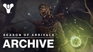 Destiny 2 Cutscene Archive Season of Arrivals Season 11 [upl. by Aylatan]