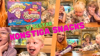 Vi testar konstiga snacks [upl. by Lladnik]