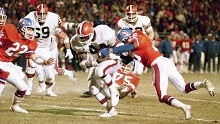 The Fumble 1987 AFC Championship Browns vs Broncos highlights [upl. by Nevarc497]