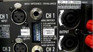 Bridging a QSC amplifier  Stage Left Audio [upl. by Tuck]