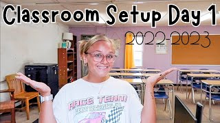 MIDDLE SCHOOL CLASSROOM SETUP DAY 1  20222023  LIVMJEV [upl. by Yralih967]