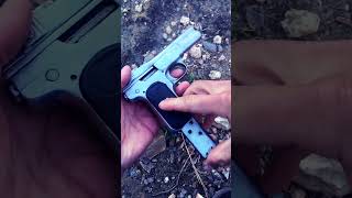 Fn M1900 pistol fire test gun 9mmluger airsoft machinepistol coltfirearms mm2 mauser glock [upl. by Kristos]