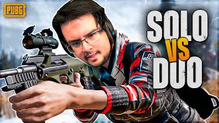 PRIMEIRA VEZ JOGANDO SOLO VS DUO NO PUBG 🔥 [upl. by Llenoil801]