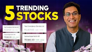 These 5 stocks are in strong momentum Good time to add [upl. by Hairom883]