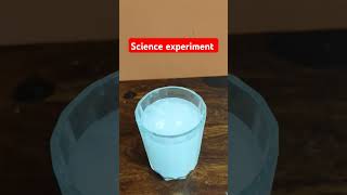 vinegar and baking soda reaction science easy experiment YT shorts☺️☺️☺️ [upl. by Jannel]