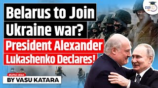 Belarus President Lukashenko Vows to End Ukraine War Threats to the West and Russian Involvement [upl. by Icrad]