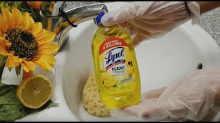 🍋Lysol Lemon and Sunflower Essence 🌻  Ripping Sponge [upl. by Atirehs569]