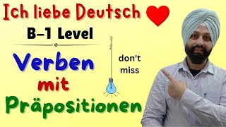 Best German Language Course Online  German Speaking  Festen Präpositionen B1 [upl. by Rumit106]