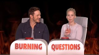 Jennifer Lawrence and Chris Pratt take on Ellens Burning Questions [upl. by Goodspeed956]