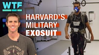 Military exosuit saves valuable energy for soldiers  What The Future [upl. by Yltnerb]