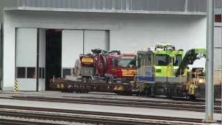 BLS Tm 235 quot202quot geht ins Depot Frutigen [upl. by Coffee]