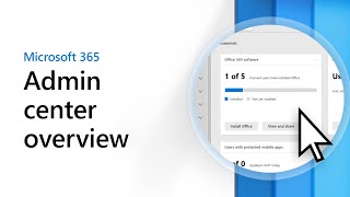 Overview of the Microsoft 365 admin center [upl. by Amikat180]