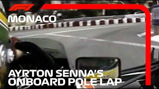 Ayrton Sennas Pole Lap  1990 Monaco Grand Prix  Modern Graphics [upl. by Pardoes]