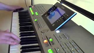 Yamaha Tyros 2  7 czerwonych róż  Vocal [upl. by Ynamad]