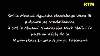 Le Mwami Ngweshe Ndatabaye WezaIII présente ses condoléances au Mwami Nnakaziba Dirk Majiri IV [upl. by Drofkcor]