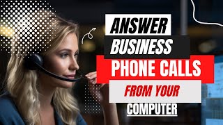 How To Answer Calls From Your Computer  Call Center Software  eWebify  Big and Small Companies [upl. by Avera]