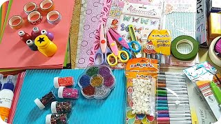 Craft stationery items  craft materials  MY STATIONERY AND CRAFT COLLECTION [upl. by Claybourne]