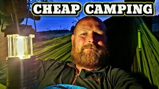 You can DO it on a BUDGET   HAMMOCK CAMPING [upl. by Enaoj938]