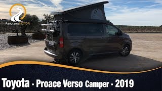 Toyota Proace Verso Camper 2019  Información y Review [upl. by Traweek]