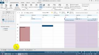 Outlook  Ganztägige Ereignisse  Urlaub eintragen  Kalender  Teil 06 [upl. by Catherin393]