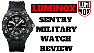 Luminox Sentry Military Watch Review Model 0201SL [upl. by Nezam]