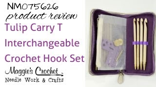 Tulip Carry T Interchangeable Crochet Hook Set NM075626 [upl. by Winny463]