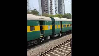 MUMBAI LOCAL vs SRC WAP4  12188 Jabalpur Garibrath Wins Chase Against My Kalyan Slow Local [upl. by Travax]