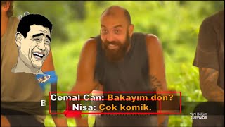 Sercanin Şortu yırtildi Nisa dalga geçdi 😂survivor 2020 [upl. by Ecnerol375]