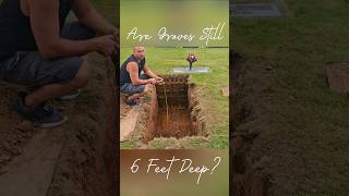 Are Graves 6 Feet Deep Part 2 grave cemetery burialvault gravedigger grave funeral Interment [upl. by Eckhardt]