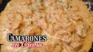 Camarones en Crema [upl. by Merrile652]