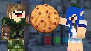 MAIOR GUERRINHA DE BISCOITOS DO MINECRAFT [upl. by Batish]