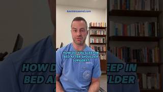 How Do You Sleep In Bed After Shoulder Surgery shouldersurgery orthopedicsurgeon [upl. by Droc]