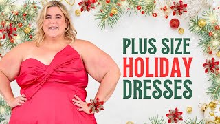 Plus Size Holiday TryOn Haul from Anthropologie [upl. by Markiv]