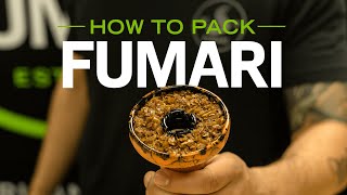 How to Pack Fumari Hookah Tobacco  Official Video [upl. by Ennayrb178]