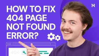 Error 404 How to Fix 404 Page Not Found Error [upl. by Sheila]