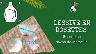 Recette LESSIVE EN DOSETTE au Savon de Marseille 🌱 [upl. by Elinad322]