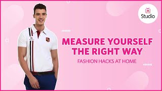 Measure Yourself Perfectly For Men  Myntra [upl. by Ycnaf]